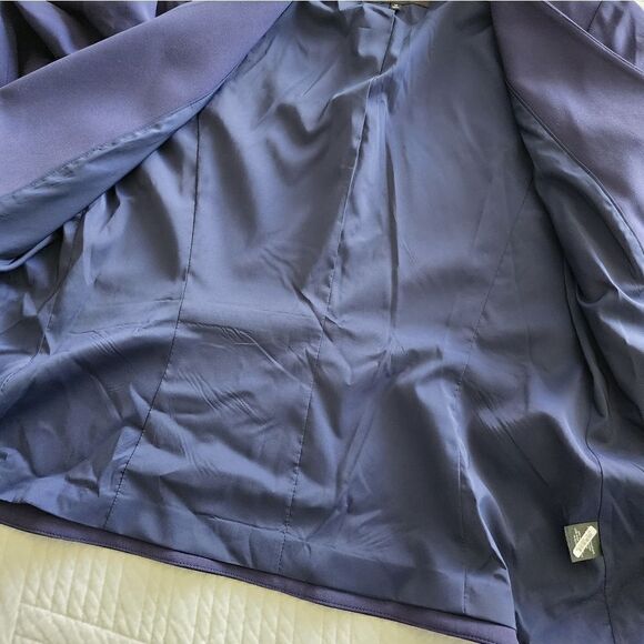 Lafayette 148 New York minimalist luxecore open front blazer - Picture 9 of 11